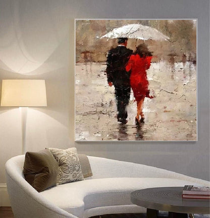 Handcrafted Modern Figure Painting Fine Wall Art For Homedecor MDP1071B