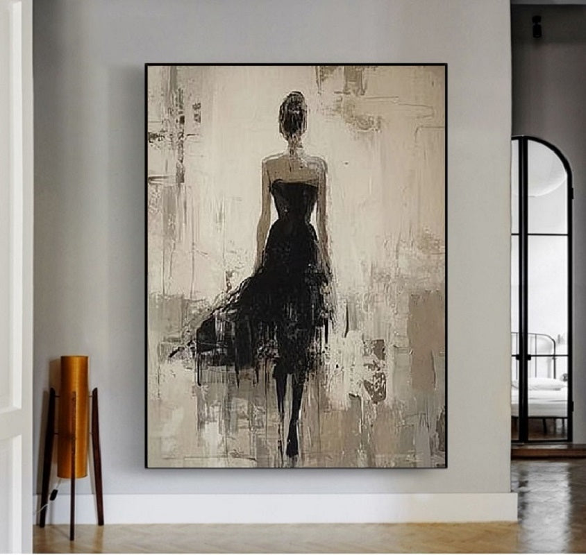 Modern Handcrafted Figure Painting Fine Wall Art For Home Decor MDP1075