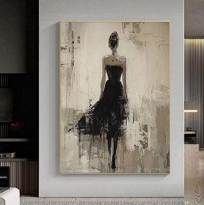 Modern Handcrafted Figure Painting Fine Wall Art For Home Decor MDP1075
