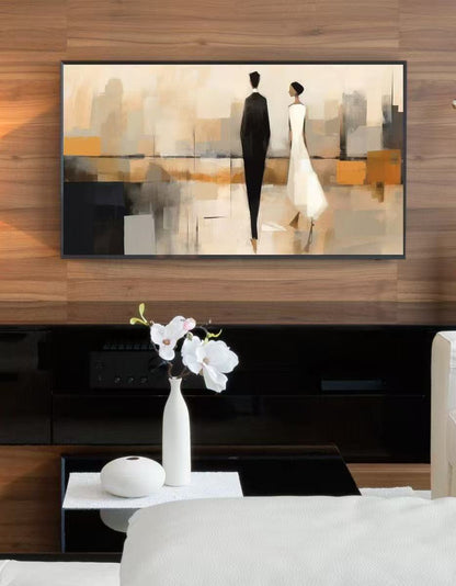 Modern Handcrafted Figure Painting Fine Wall Art For Home Decor MDP1077