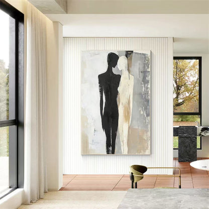 Modern Handcrafted Figure Painting Fine Wall Art For Home Decor MDP1082B