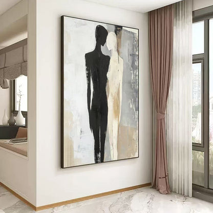 Modern Handcrafted Figure Painting Fine Wall Art For Home Decor MDP1082B
