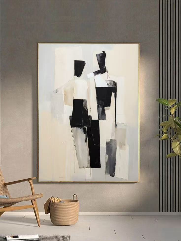 Modern Handcrafted Figure Painting Fine Wall Art For Home Decor MDP1082C
