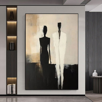 Modern Handcrafted Figure Painting Fine Wall Art For Home Decor MDP1082D
