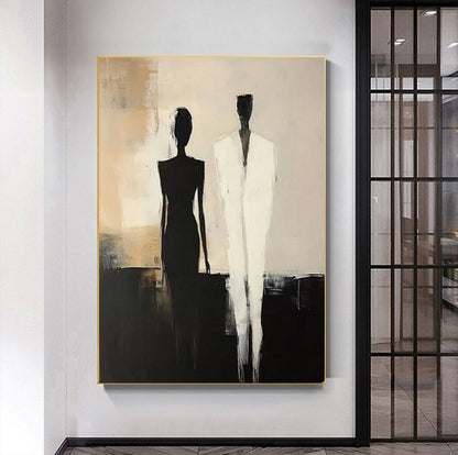 Modern Handcrafted Figure Painting Fine Wall Art For Home Decor MDP1082D