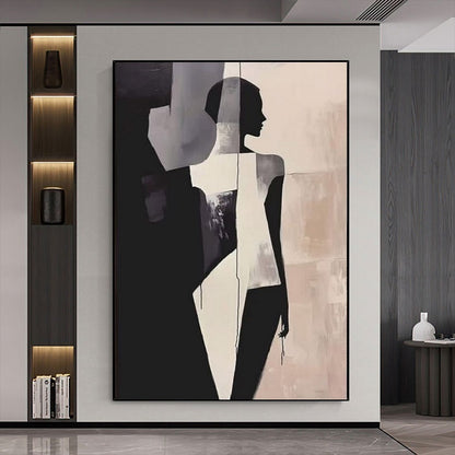 Modern Handcrafted Figure Painting Fine Wall Art For Home Decor MDP1082E