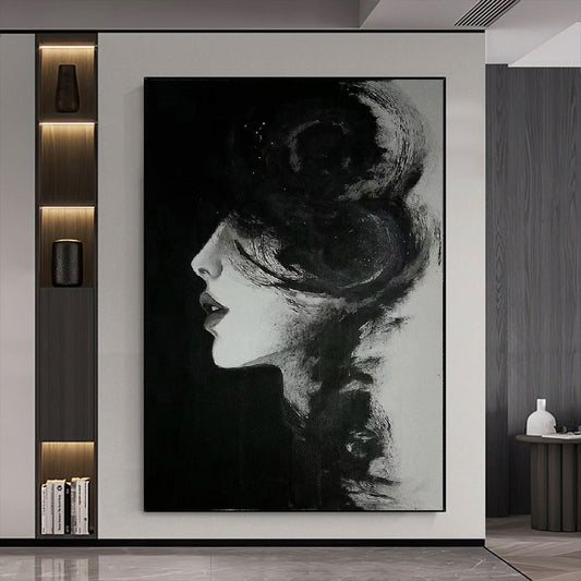 Modern Handcrafted Figure Painting Fine Wall Art For Home Decor MDP1083