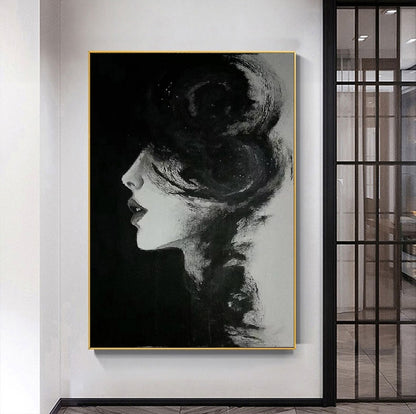 Modern Handcrafted Figure Painting Fine Wall Art For Home Decor MDP1083