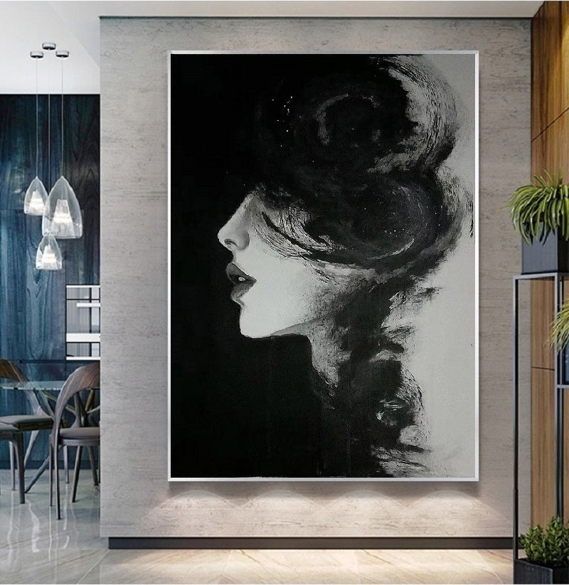 Modern Handcrafted Figure Painting Fine Wall Art For Home Decor MDP1083