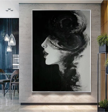 Modern Handcrafted Figure Painting Fine Wall Art For Home Decor MDP1083