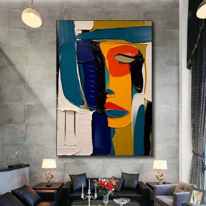 Modern Handcrafted Figure Painting Fine Wall Art For Home Decor AB1173