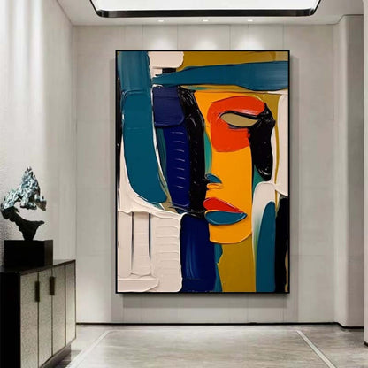 Modern Handcrafted Figure Painting Fine Wall Art For Home Decor AB1173