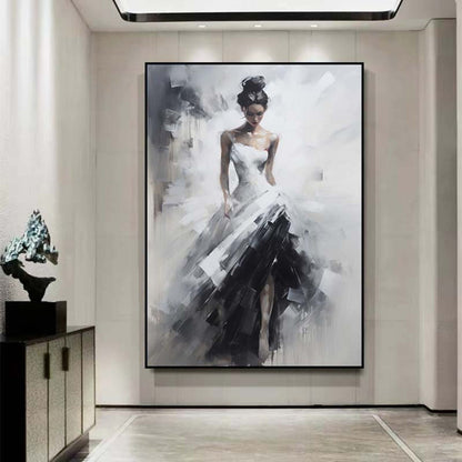 Modern Handcrafted Figure Painting Fine Wall Art For Home Decor MDP1093