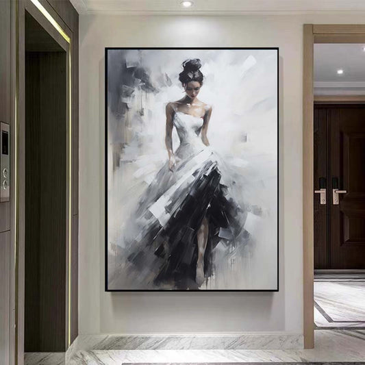 Modern Handcrafted Figure Painting Fine Wall Art For Home Decor MDP1093