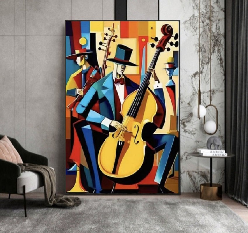 Modern Handcrafted Figure Painting Fine Wall Art For Home Decor MDP1094A