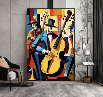 Modern Handcrafted Figure Painting Fine Wall Art For Home Decor MDP1094A