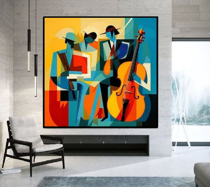 Modern Handcrafted Figure Painting Fine Wall Art For Home Decor MDP1094B