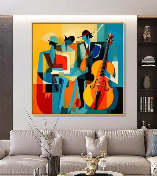 Modern Handcrafted Figure Painting Fine Wall Art For Home Decor MDP1094B
