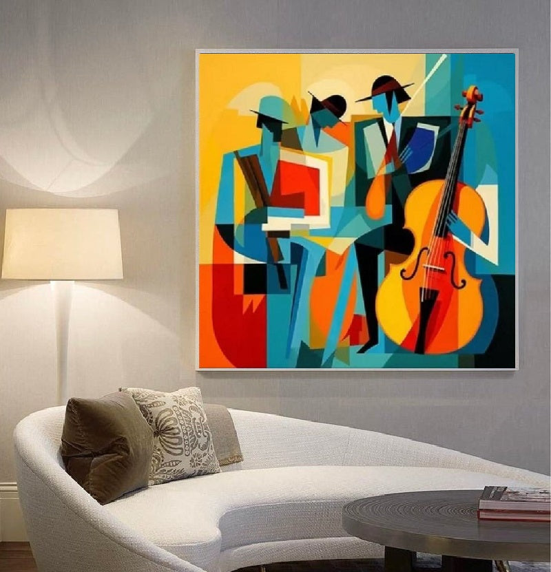 Modern Handcrafted Figure Painting Fine Wall Art For Home Decor MDP1094B