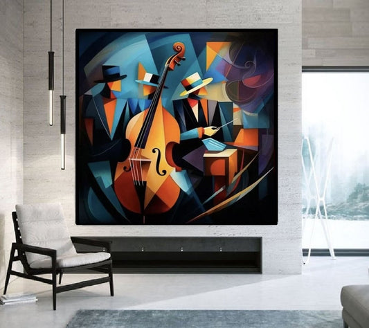 Modern Handcrafted Figure Painting Fine Wall Art For Home Decor MDP1094C