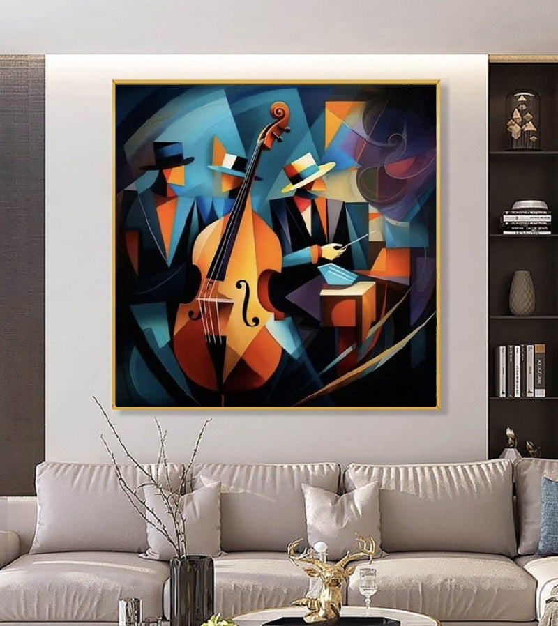 Modern Handcrafted Figure Painting Fine Wall Art For Home Decor MDP1094C