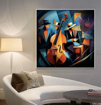 Modern Handcrafted Figure Painting Fine Wall Art For Home Decor MDP1094C