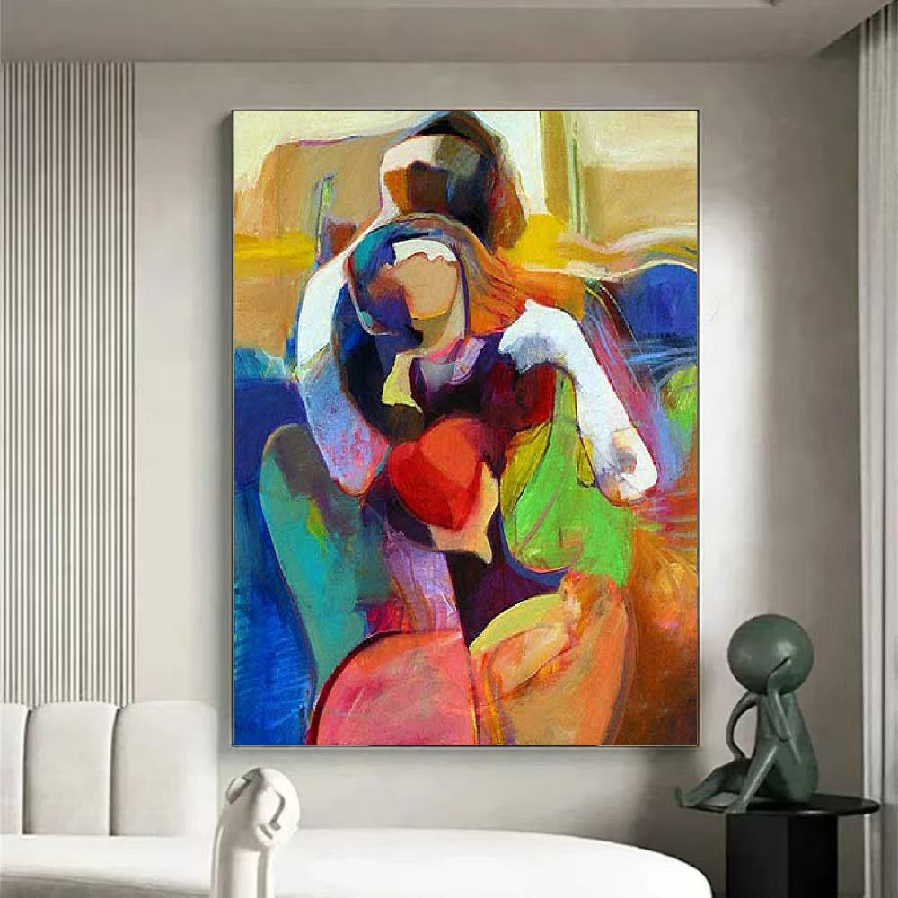 Modern Handcrafted Figure Painting Fine Wall Art For Home Decor MDP1095