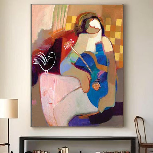 Modern Handcrafted Figure Painting Fine Wall Art For Home Decor MDP1099