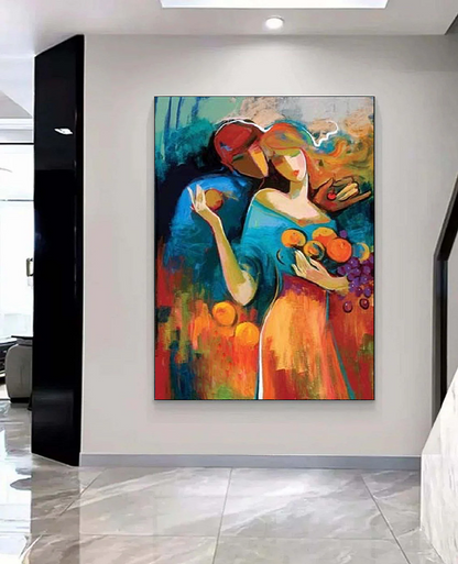 Modern Handcrafted Figure Painting Fine Wall Art For Home Decor MDP1100