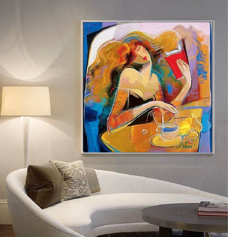 Modern Handcrafted Figure Painting Fine Wall Art For Home Decor MDP1107