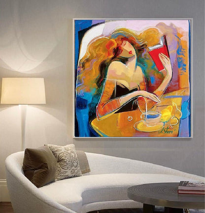 Modern Handcrafted Figure Painting Fine Wall Art For Home Decor MDP1107