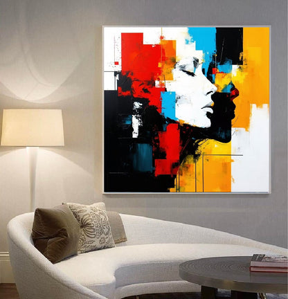 Modern Handcrafted Figure Painting Fine Wall Art For Home Decor MDP1108
