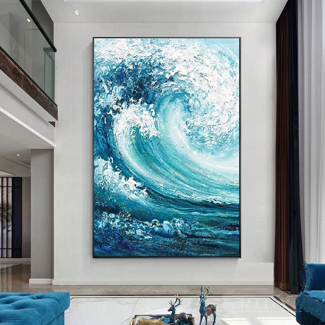 Modern Scenery painting with expressive brushstrokes