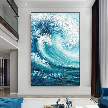 Modern Scenery painting with expressive brushstrokes