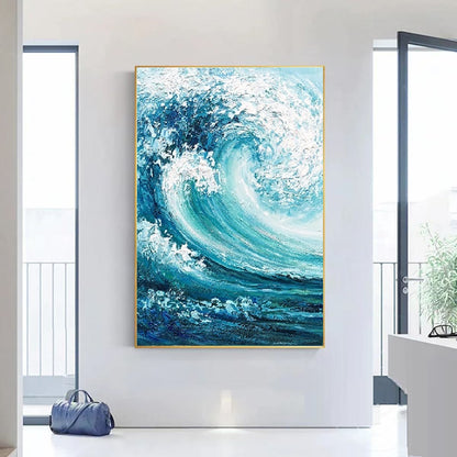 Modern Scenery painting with expressive brushstrokes