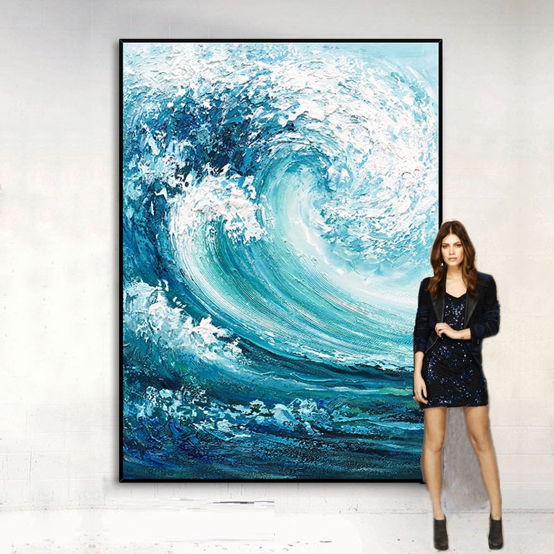 Modern Scenery painting with expressive brushstrokes