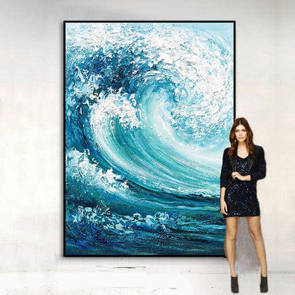 Modern Scenery painting with expressive brushstrokes