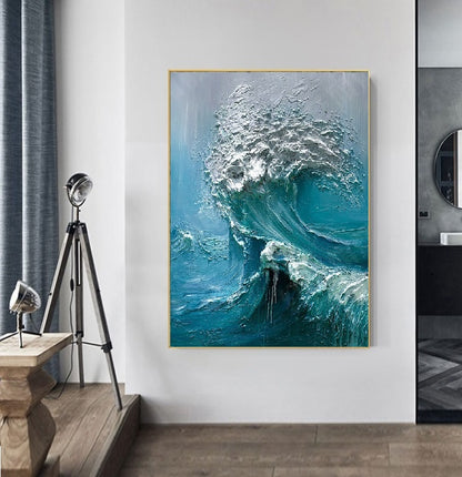 Handcrafted Modern Scenery Painting Wall Art For Homedecor MDS1002