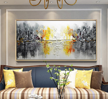 Handcrafted Modern Scenery Painting Fine Wall Art For Homedecor MDS1004