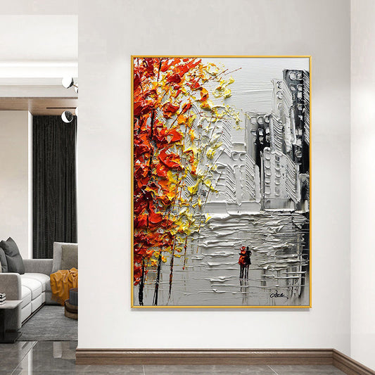 Handcrafted Modern Scenery Painting Wall Art For Homedecor MDS1005