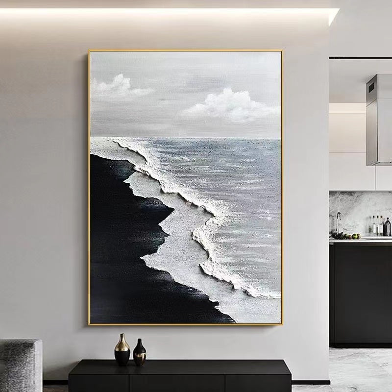 Modern Scenery painting with expressive brushstrokes