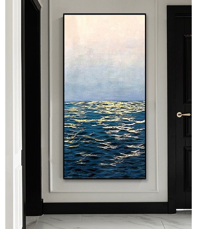 Handcrafted Modern Scenery Painting Fine Wall Art For Homedecor MDS1025
