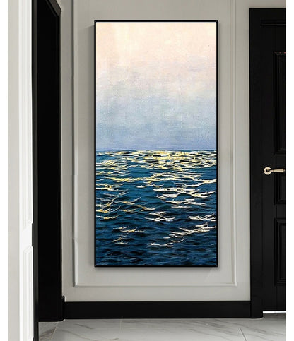 Handcrafted Modern Scenery Painting Fine Wall Art For Homedecor MDS1025