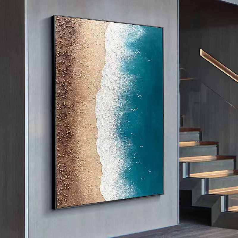 Handcrafted Modern Scenery Painting Wall Art For Homedecor MDS1030A