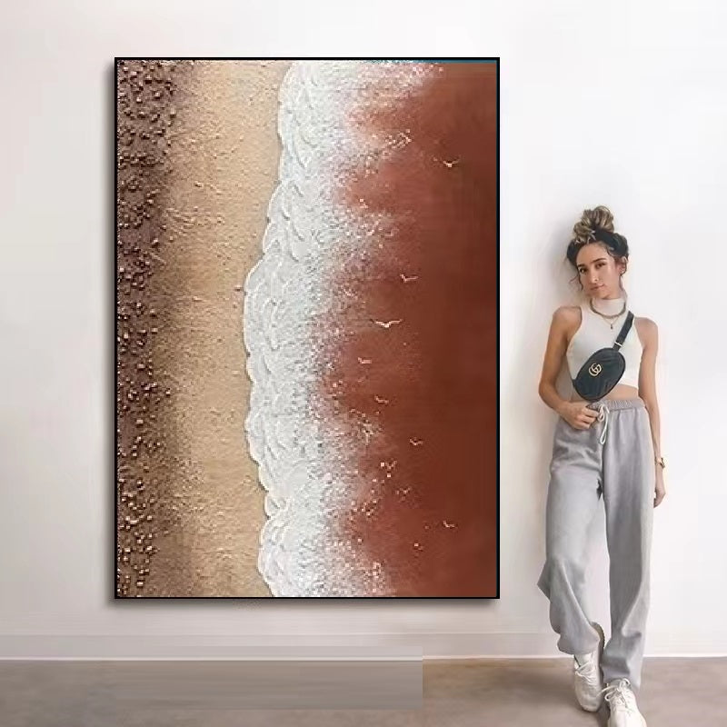 Handcrafted Modern Scenery Painting Wall Art For Homedecor MDS1030C