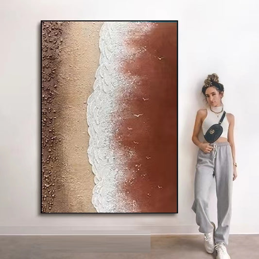Handcrafted Modern Scenery Painting Wall Art For Homedecor MDS1030C