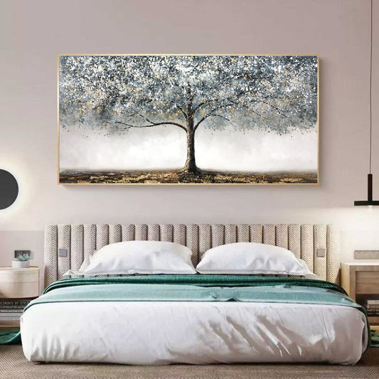Handcrafted Modern Scenery Painting Fine Wall Art For Homedecor MDS1034