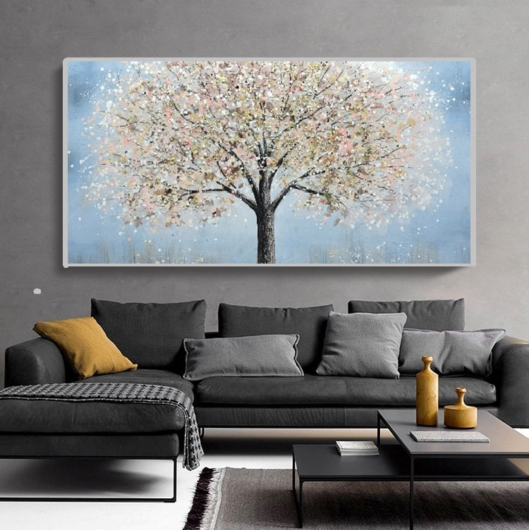 Handcrafted Modern Scenery Painting Fine Wall Art For Homedecor MDS1036