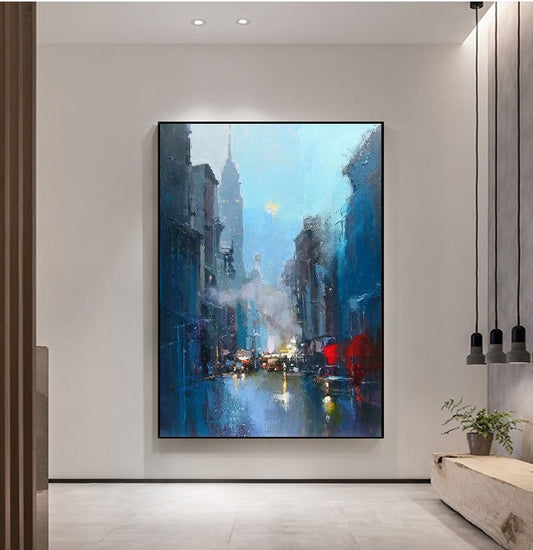 Handcrafted Modern Scenery Painting Wall Art For Homedecor MDS1039