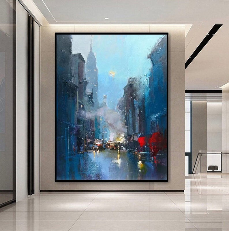 Handcrafted Modern Scenery Painting Wall Art For Homedecor MDS1039